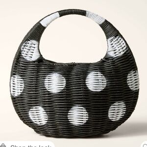 Kate Spade Black and White Polka Dot Shoulder Bag